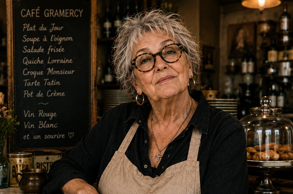 Mireille Laurent, Proprietor, Café Gramercy