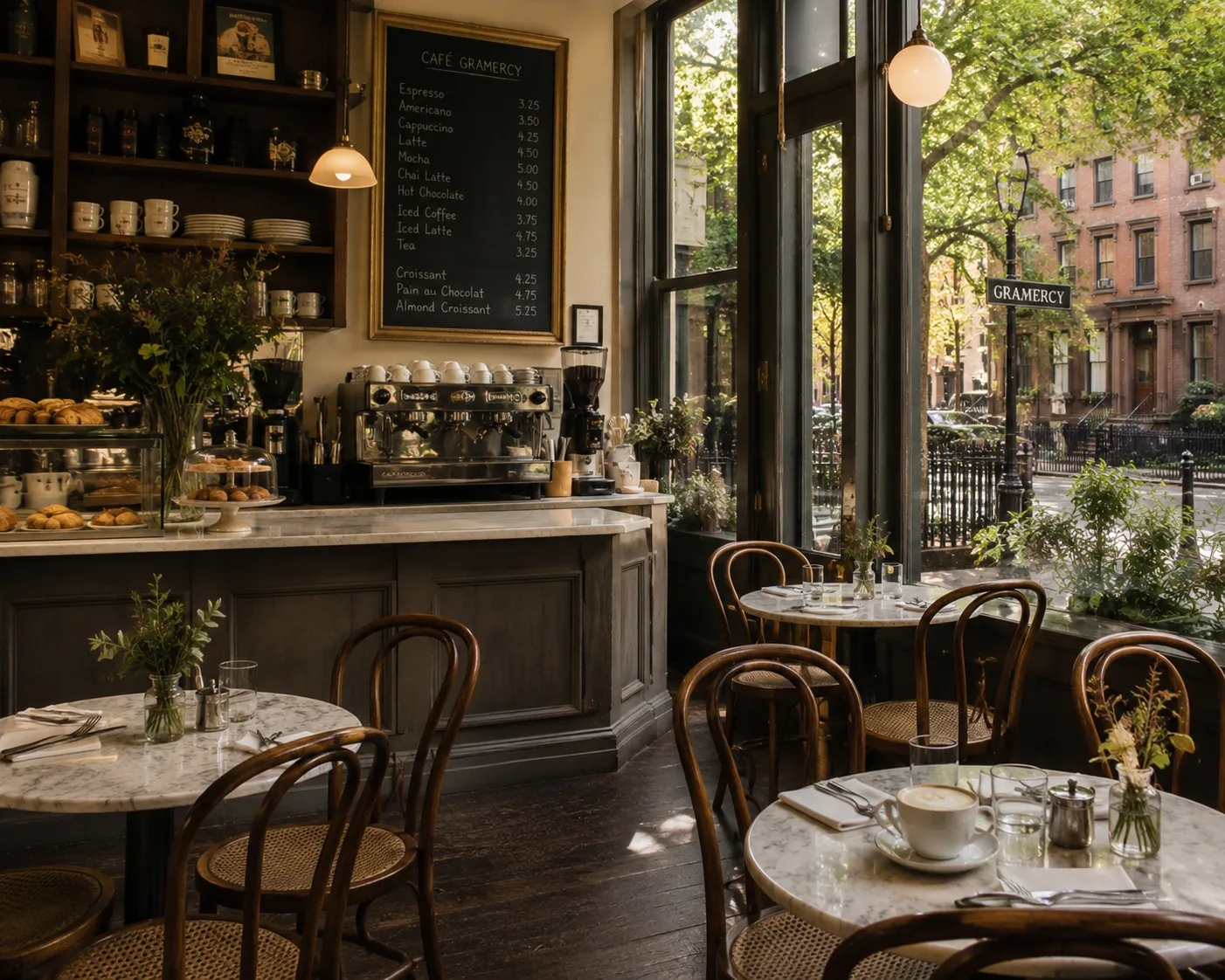 Café Gramercy, the neighborhood table.