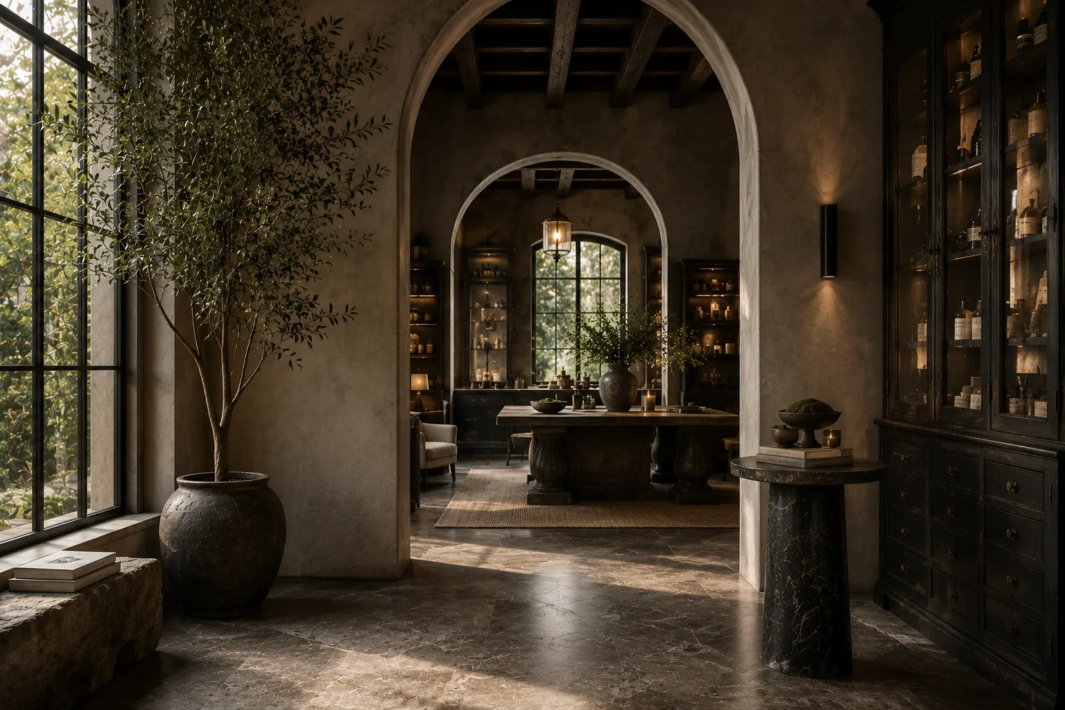 The Well Room, an apothecary of tonics and powders.