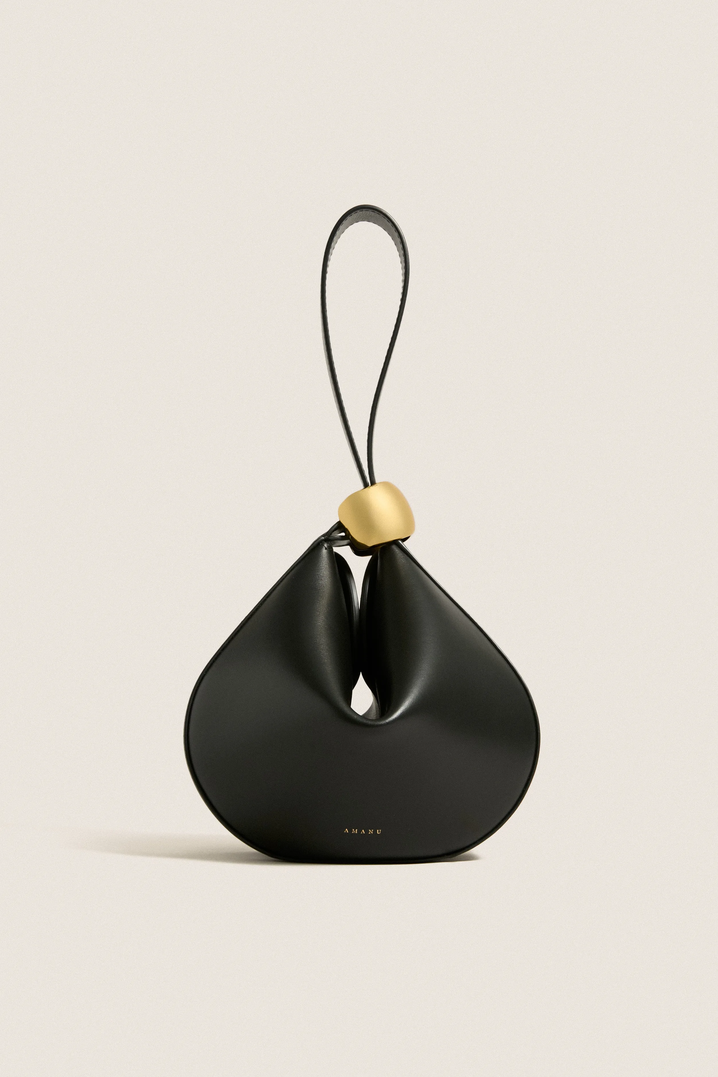 Black Leather Zambia Bag