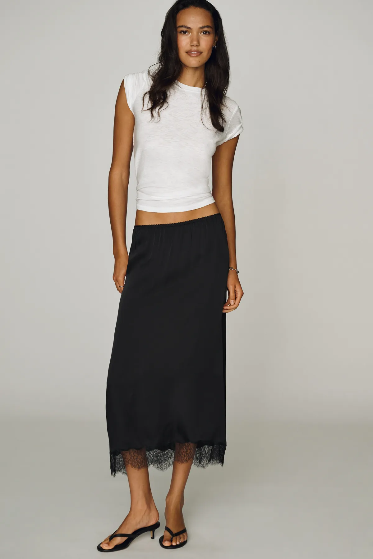 Shelby Silk Blend Skirt