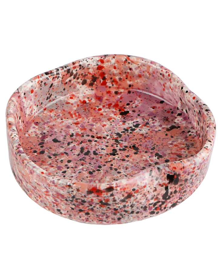 Black Rose Splatter Trinket