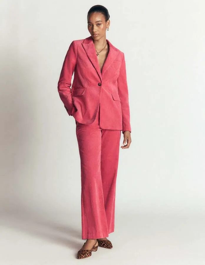 Fitzrovia Cord Column Pants