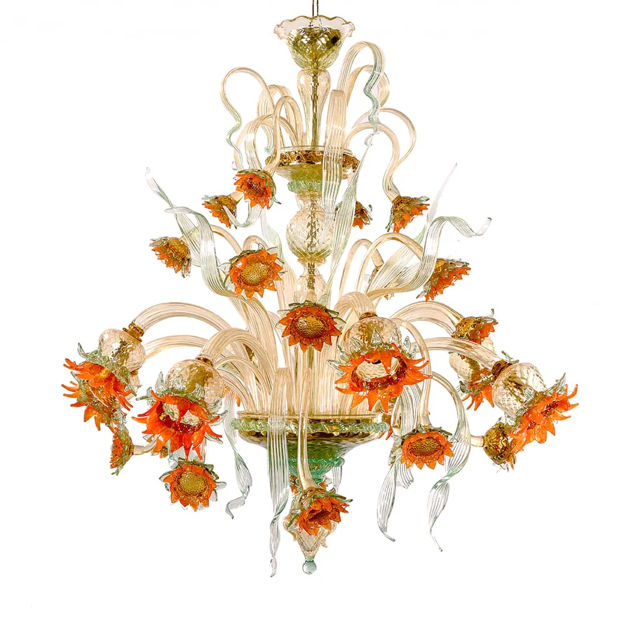 Grand-Sunflowers Chandelier