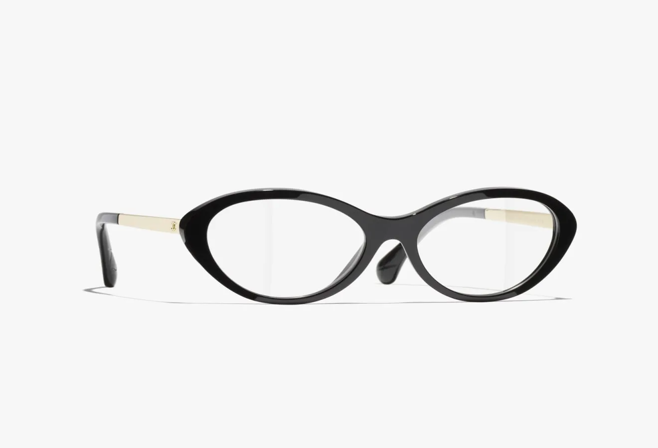 Oval Eyeglasses, Acetate & Metal