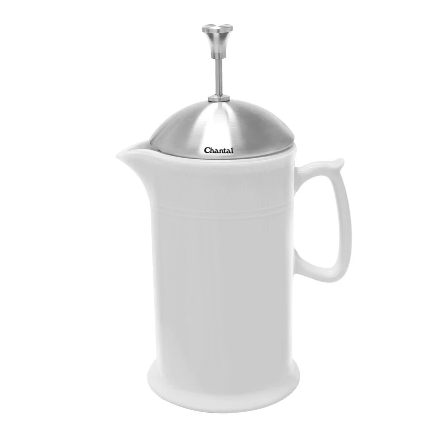 28 oz Ceramic French Press with Stainless Plunger
