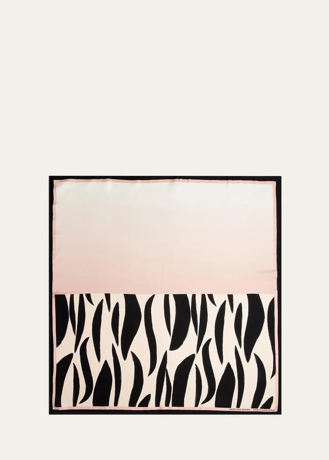 Rosa Carnivora Silk Foulard