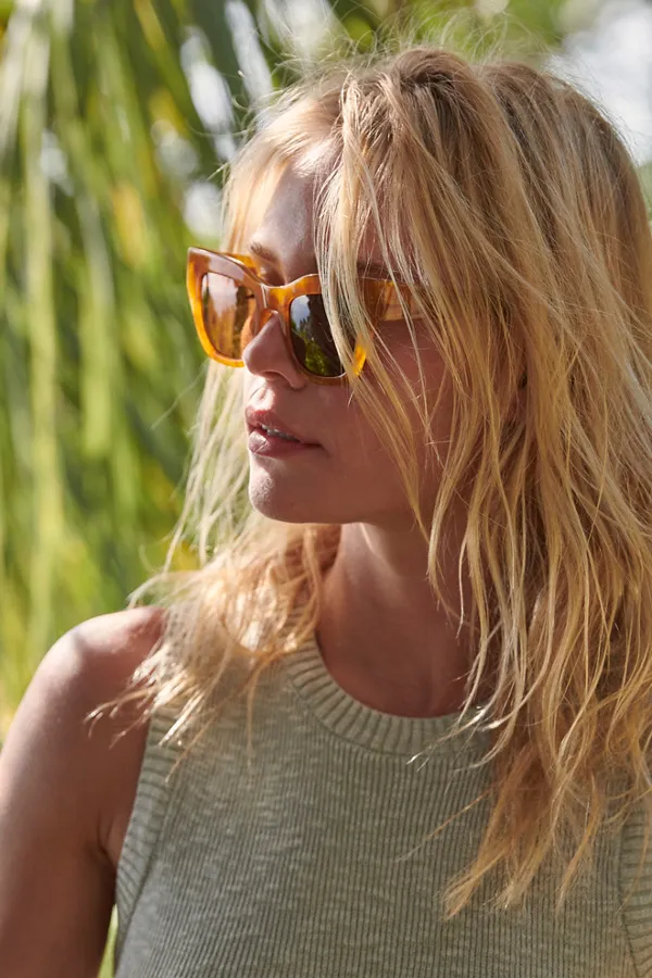 Decker Polarized Square Sunglasses