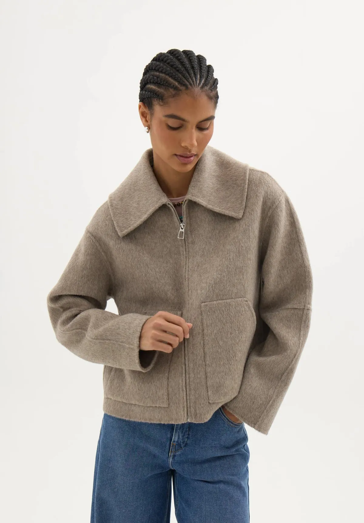 Nerise Double Faced Zip Jacket