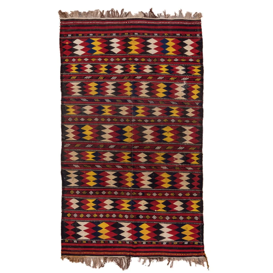 Afghan Kilim Rug, 5'10 x 10'