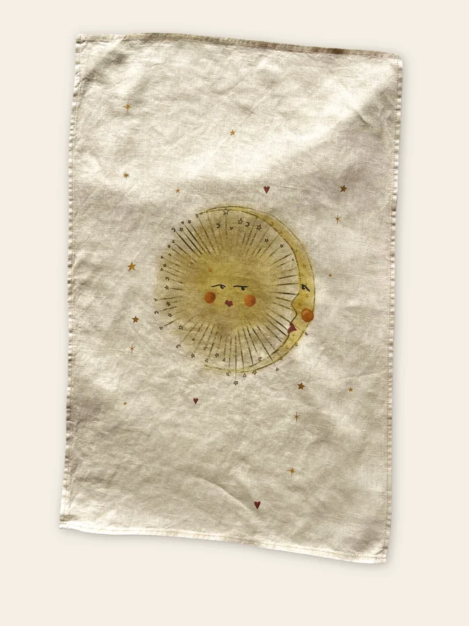Linen Tea Towel, Astral Weeks