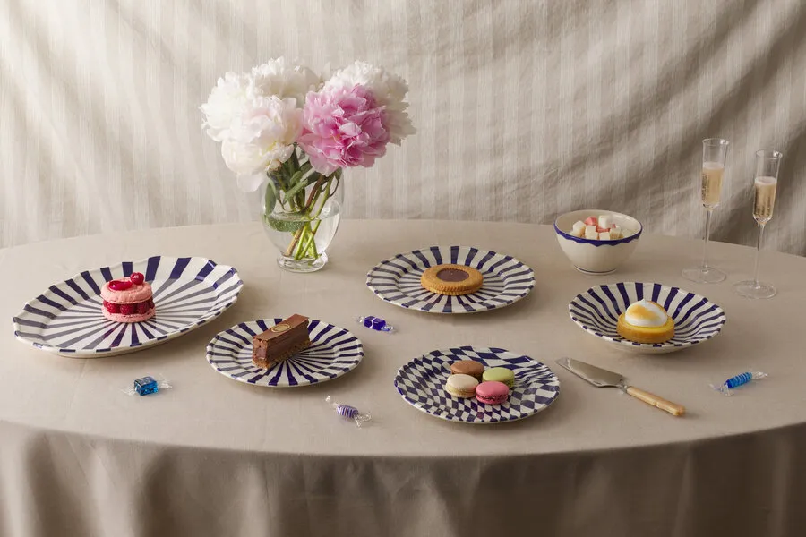 Mafalda Stoneware Dinnerware Set, Service for 4 (Set of 12)