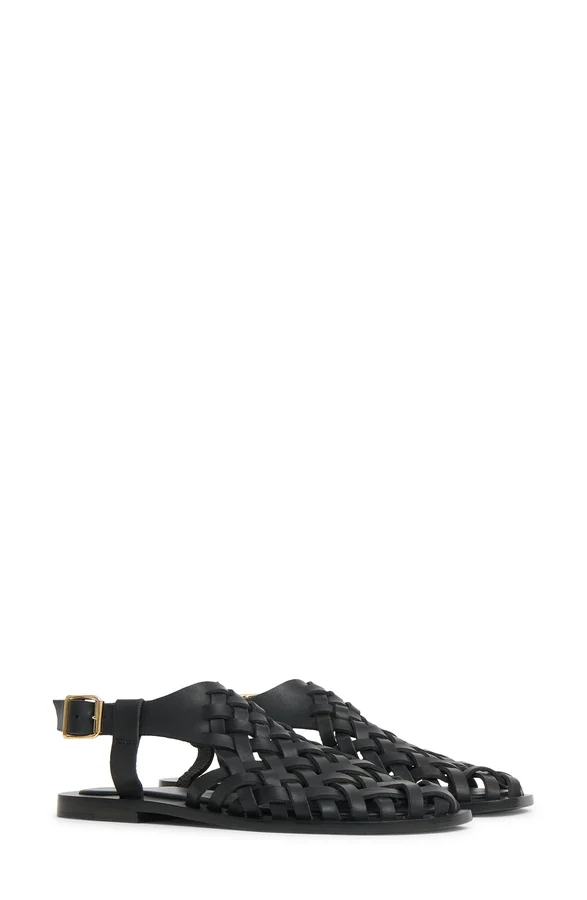 Slingback Woven Sandal