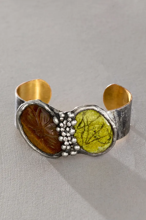 Carved Stone Cuff