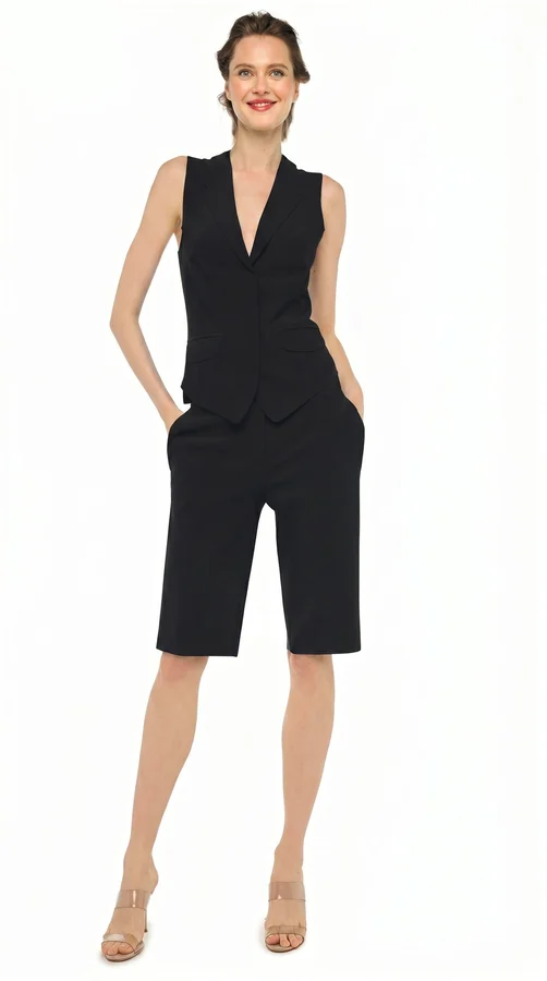 Vest with Lapel