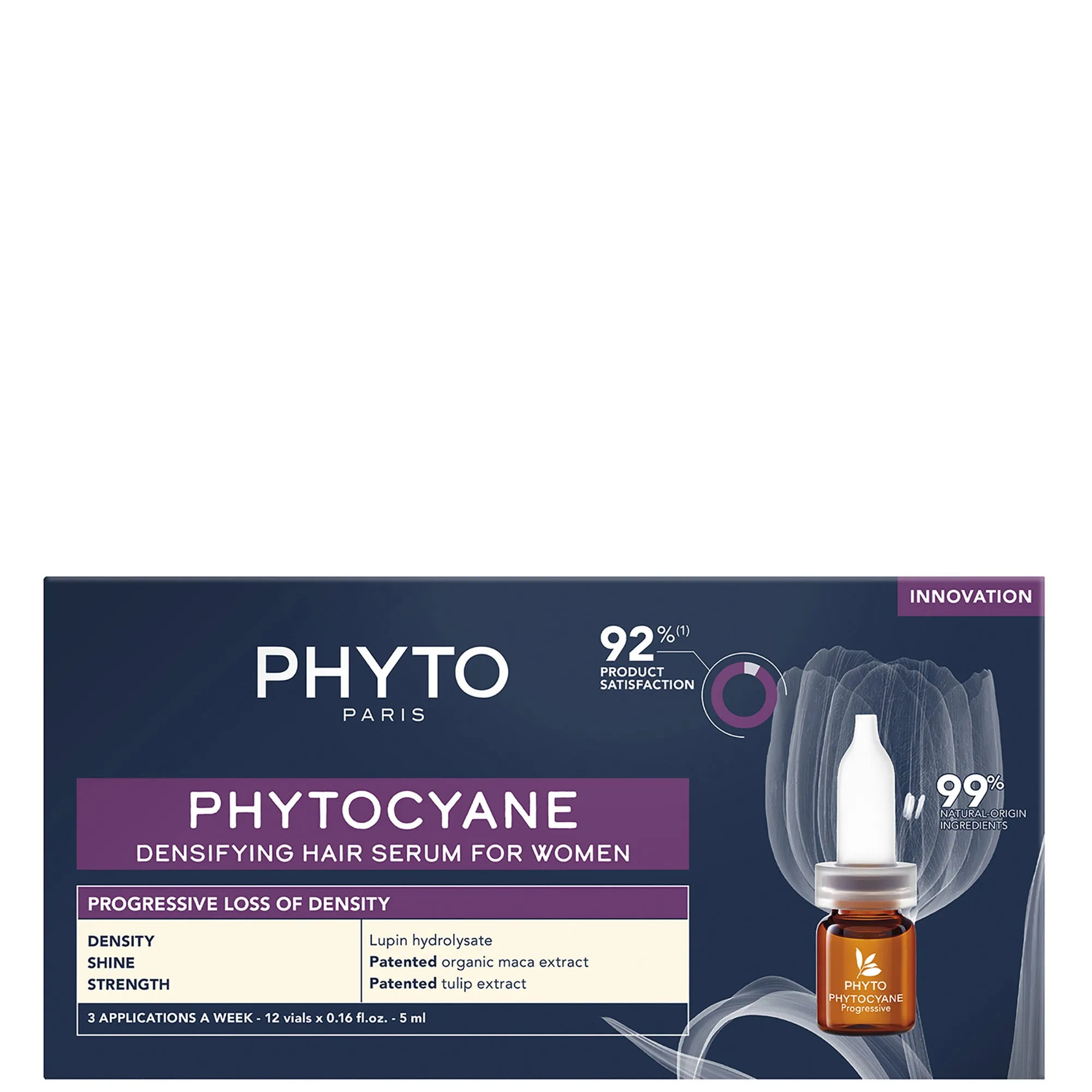 Phytocyane Treatment for Women with Progressive Hair Loss 12x5ml