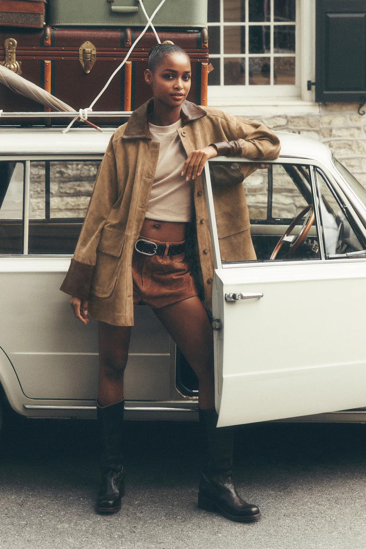 Adelaide Suede Barn Jacket