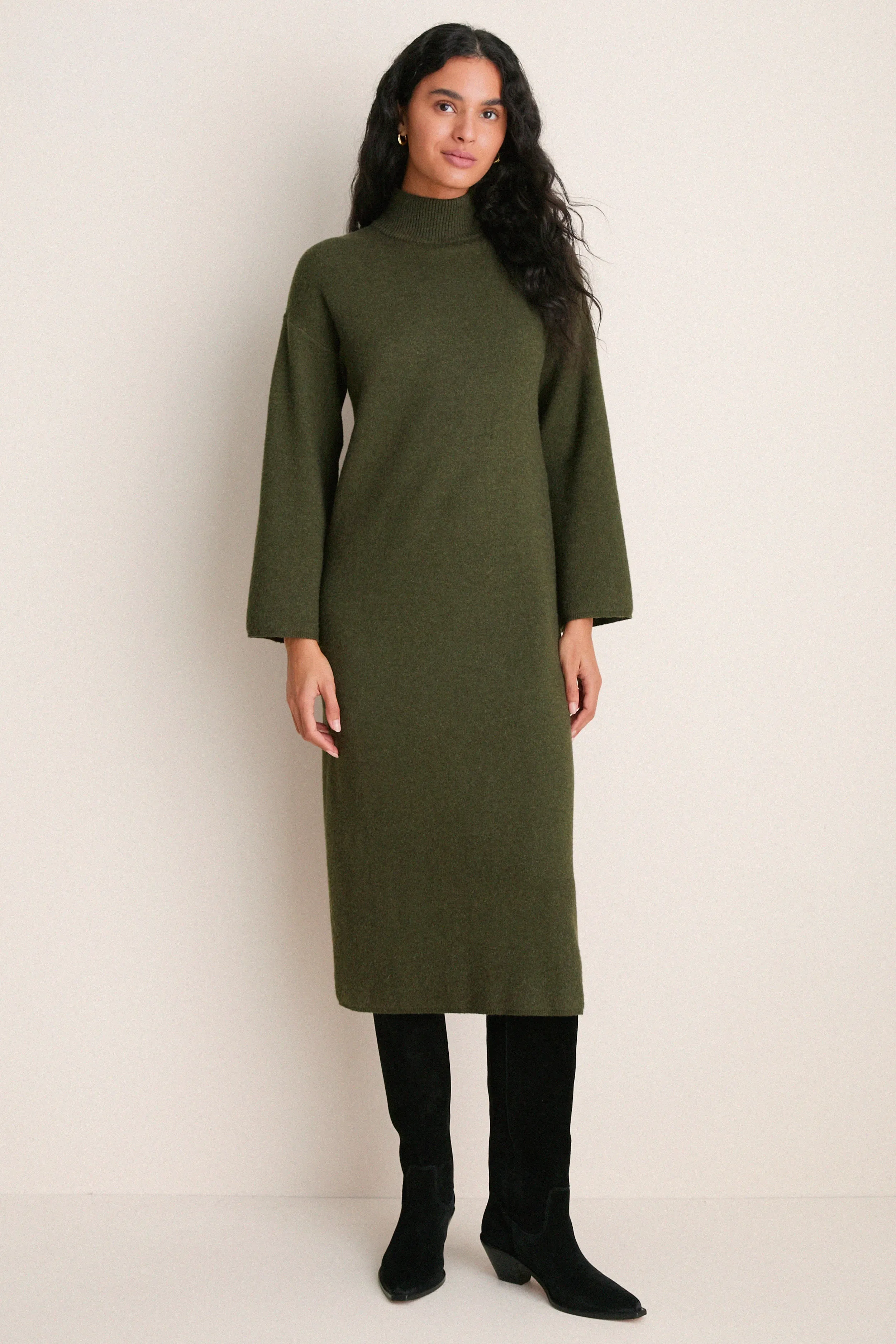 Olive Vivianne Midi Dress