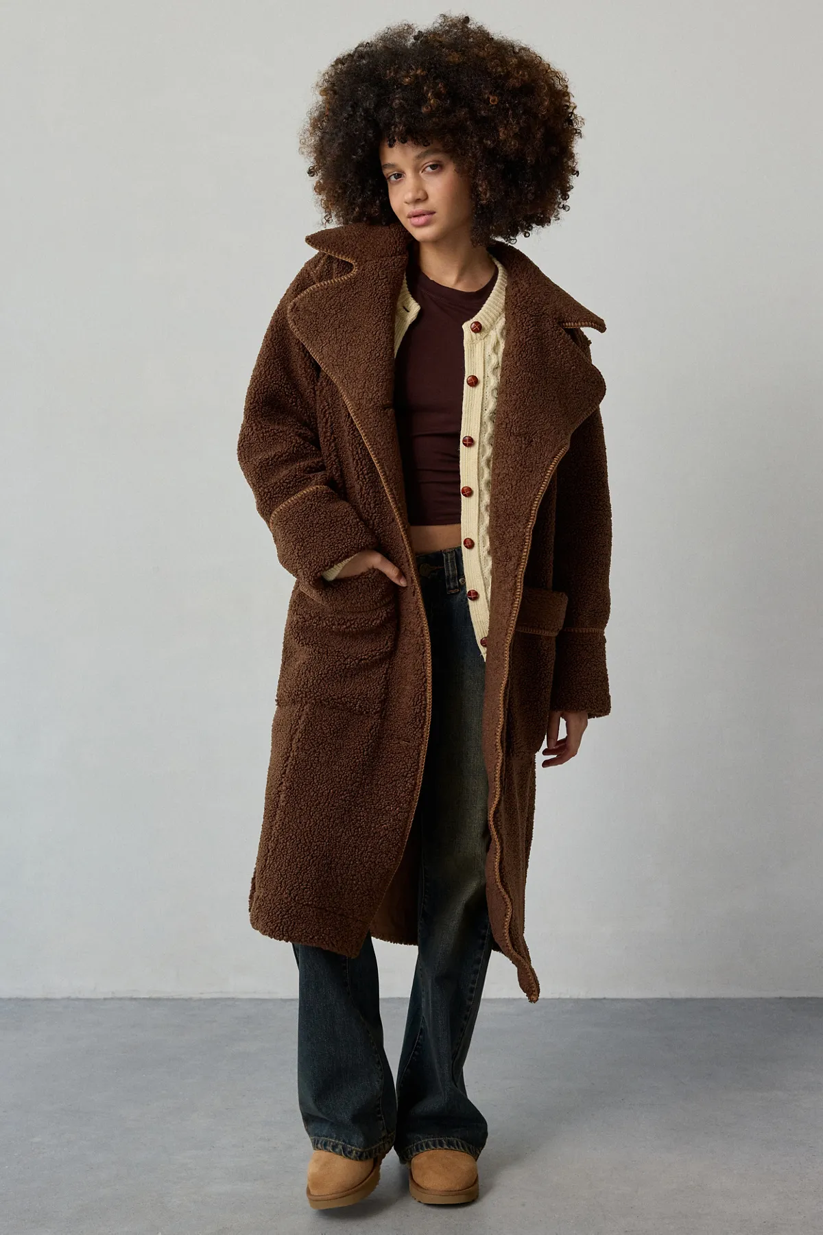 Sema UGGfluff Fleece Long Coat