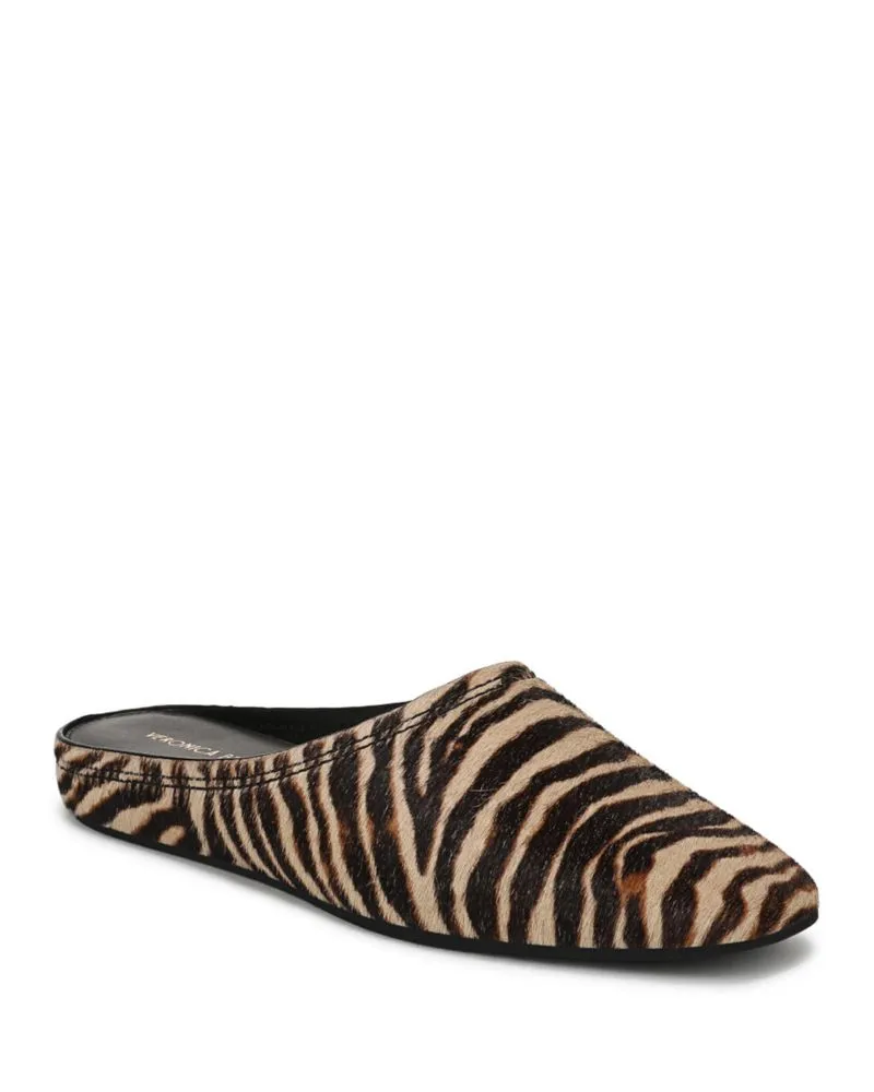Narcisa Calf Hair Mule Flats