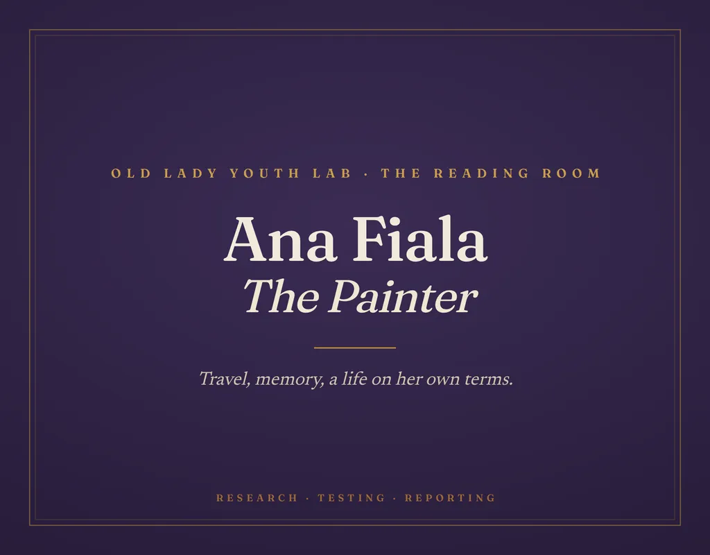 Ana Fiala, Painter. Dealer. Daughter of Hazel McGuire and Matej Fiala.