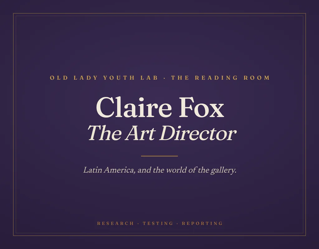 Claire Fox, Art Director, Whitney Museum of American Art