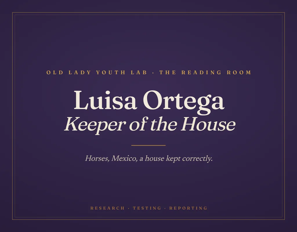 Luisa Ortega, Keeper of the House, Gramercy Park