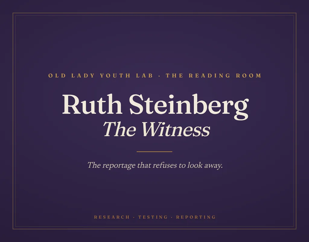 Ruth Steinberg, Documentary Filmmaker, retired